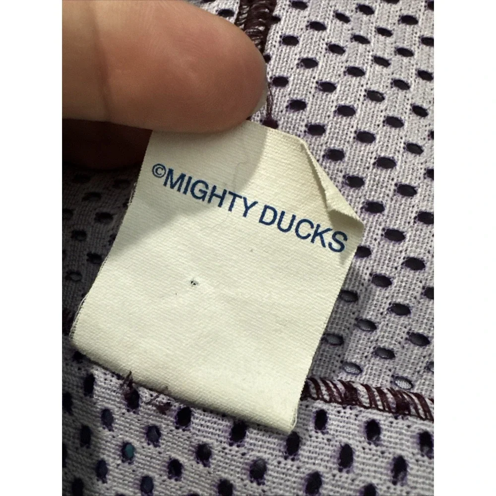 Vintage Disney Anaheim Mighty Ducks Large CCM Mesh Hockey Shirt 1993